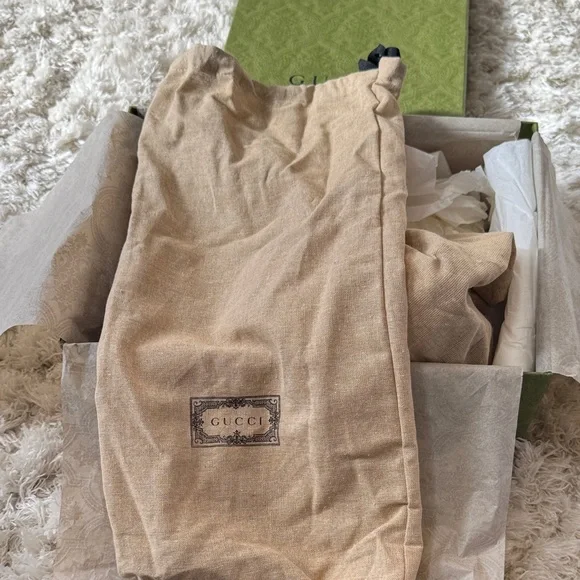 Gucci Blue Denim GG Logo Espadrille Wedges with Jute Heel - Picture 7 of 10